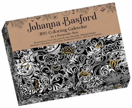 Calendar Johanna Basford 2019 Coloring Day-To-Day Calendar Book