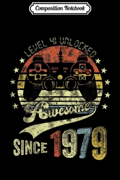 Composition Notebook: Video Game Kids Youth adults 41st Birthday Level 41 Unlocked Journal/Notebook Blank Lined Ruled 6x9 100 Pages