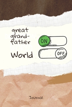 great grand-father On Word Off Journal: Journal or Planner for great grand-father Lovers / Retro Vintage great grand-father Gift, (vintage journals and notebooks, kraft Old Paper, stitched wooden, han
