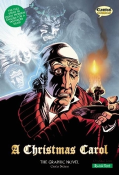 Paperback A Christmas Carol the Graphic Novel: Quick Text Book