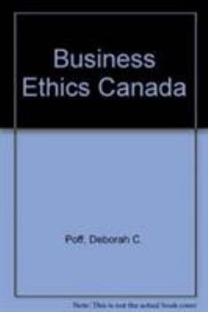 Paperback Business ethics in Canada Book