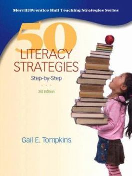 Paperback 50 Literacy Strategies: Step by Step Book
