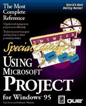 Paperback Using Microsoft Project for Windows 95 Special Edition Book