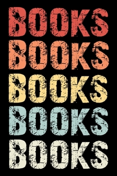 Books Retro: 6x9 Ruled Notebook, Journal, Daily Diary, Organizer, Planner