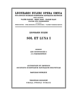 Hardcover Sol Et Luna I [Latin] Book