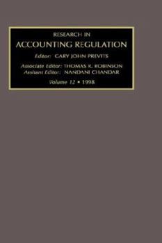 Hardcover Research in Accounting Regulation 1998 Book