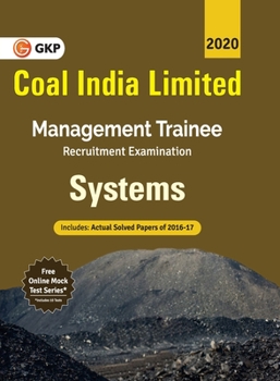 Paperback Coal India Ltd. 2019-20: Management Trainee - Systems Book