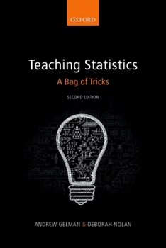Paperback Teaching Statistics: A Bag of Tricks Book
