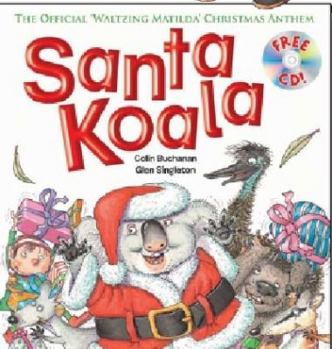 Hardcover Santa Koala Book