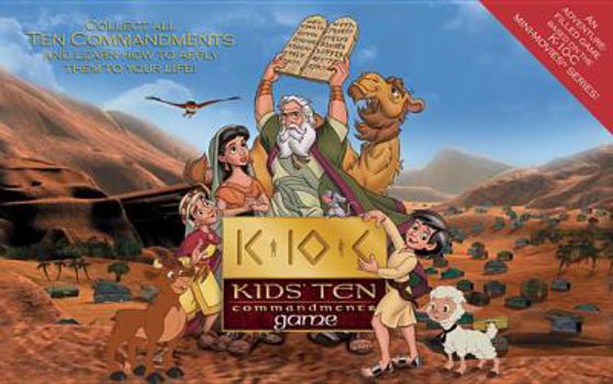 Hardcover Kids Ten Commandments Board Game Book