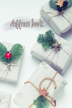 Address Book: Lovely Christmas Design, Best way to Track Addresses, Email, Mobile, Work & Home Phone Numbers, and easily Tabbed in Alphabetical Order ( Special christmas Design Notebook Journal)
