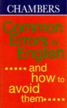 Paperback Chambers Common Errors in English Book