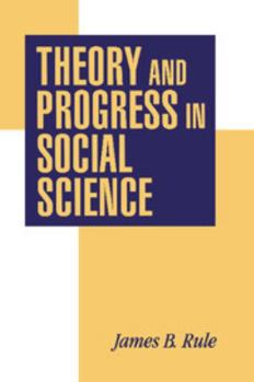 Paperback Theory and Progress in Social Science Book