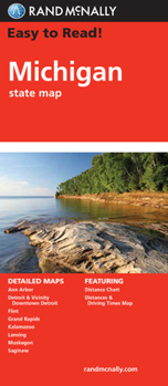 Map Rand McNally Easy to Read! Michigan State Map Book