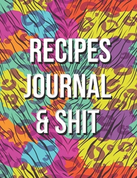 Paperback Recipes Journal & Shit: Recipes binder: Elegant Journal to Write In Recipe cards and box, chic Food Cookbook Design, Document all Your Special Book