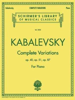 Paperback Complete Variations: Schirmer Library of Classics Volume 2038 Piano Solo Book