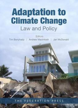 Paperback Adaptation to Climate Change: Law and Policy Book