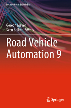 Paperback Road Vehicle Automation 9 Book