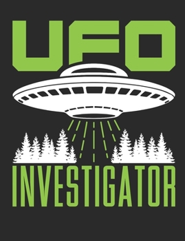 Paperback UFO Investigator: Alien Notebook, Blank Paperback UFO Composition Book to write in, 150 pages, college ruled Book