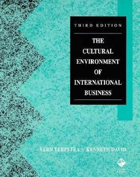 Paperback The Cultural Environment of International Business Book