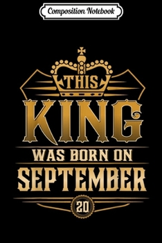 Paperback Composition Notebook: This King Was Born On September 27th Virgo Libra Journal/Notebook Blank Lined Ruled 6x9 100 Pages Book