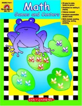 Paperback Math Games and Centers Book