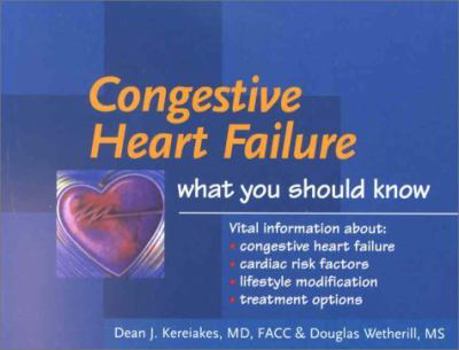 Paperback Congestive Heart Failure: What You Should Know Book