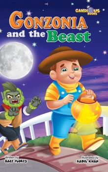 Hardcover Gonzonia and the Beast [Large Print] Book