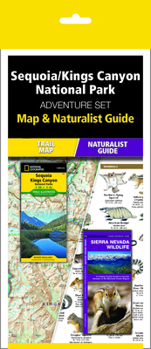 Hardcover Sequoia/Kings Canyon National Park Adventure Set: Trail Map & Wildlife Guide Book