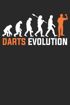 Darts Evolution: Notebook / Diary / Organizer / 120 lined pages / 6x9 inch