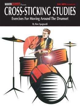 Paperback Cross-Sticking Studies: Exercises for Moving Around the Drumset Book