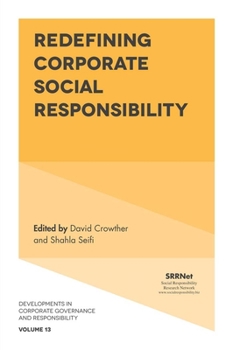 Hardcover Redefining Corporate Social Responsibility Book