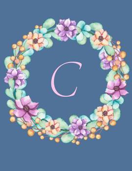 Paperback C: Monogrammed Large Print Sudoku Puzzles - Brain Logic Activity Book - Game Instructions and Answer Key - Perfect Gift F Book