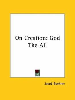 Paperback On Creation: God The All Book