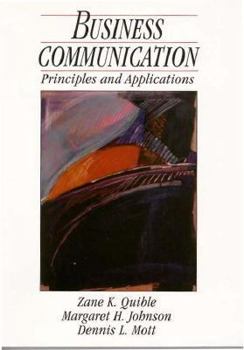 Paperback Business Communication: Principles and Applications Book