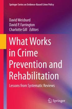 Hardcover What Works in Crime Prevention and Rehabilitation: Lessons from Systematic Reviews Book