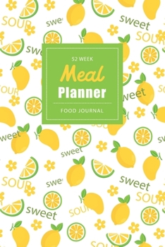 52 Week Meal Planner: Daily Family Food Record Book | Healthy Food Journal | Meal Prep Weight Loss | Menu Organizer | Meal Tracker Journal | For ... Carb Vegetarian Diabetic (Daily Food Journal)