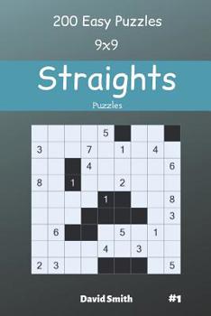 Paperback Straights Puzzles - 200 Easy Puzzles 9x9 vol.1 Book
