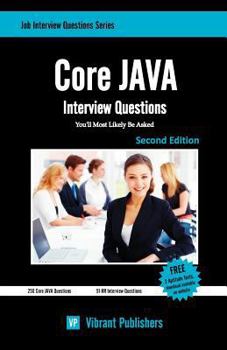 Paperback Core JAVA Interview Questions You'll Most Likely Be Asked Book