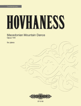 Paperback Macedonian Mountain Dance Op. 144 for Piano: Sheet Book
