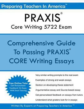 Paperback PRAXIS Core Writing 5722 Exam Book