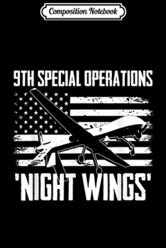 Paperback Composition Notebook: 9th Special Operations Squadron Night Wings Journal/Notebook Blank Lined Ruled 6x9 100 Pages Book