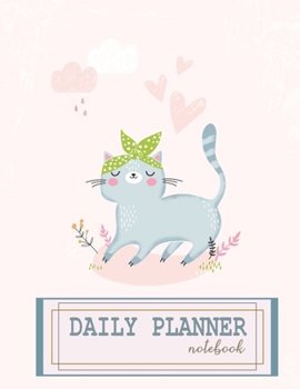 Notebook: Daily planner notebook with cute cover and daily planner pages, Extra large (8.5 x 11) inches, 110 pages, planner notebooks