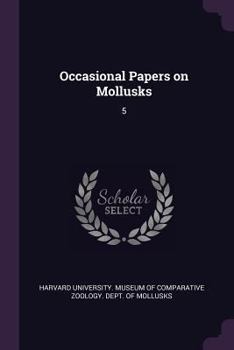 Paperback Occasional Papers on Mollusks: 5 Book