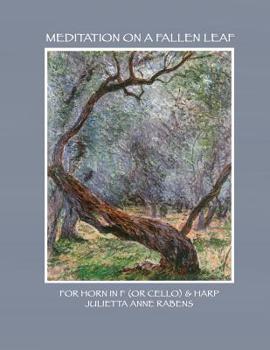 Paperback Meditation on a Fallen Leaf: for pedal harp and horn in F or cello Book