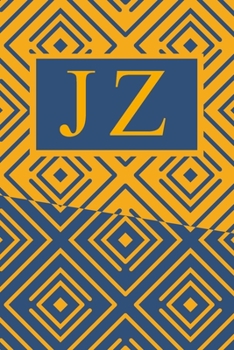 Paperback J Z: Art Deco Initials J Z Monogram Notebook, J Z Monogrammed Journal Gift Book