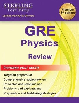 Paperback GRE Physics Review: Comprehensive Review for GRE Physics Subject Test Book