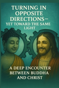 Paperback Turning in Opposite Directions - Yet Toward the Same Light: A Deep Encounter Between Buddha and Christ Book