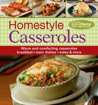 Spiral-bound Homestyle Casseroles: Brand Name Recipes Book