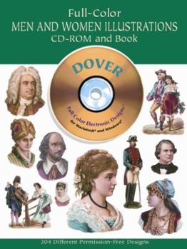 Paperback Full-Color Men and Women Illustrations CD-ROM and Book [With CDROM] Book